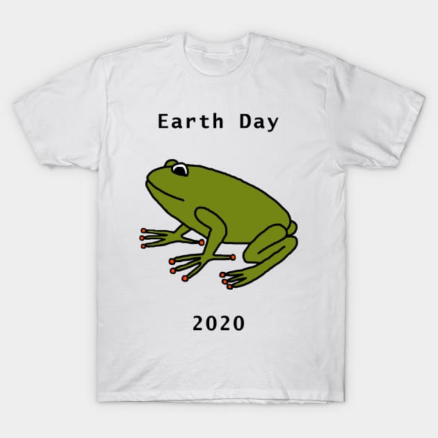 Frogs for Earth Day T-Shirt by ellenhenryart